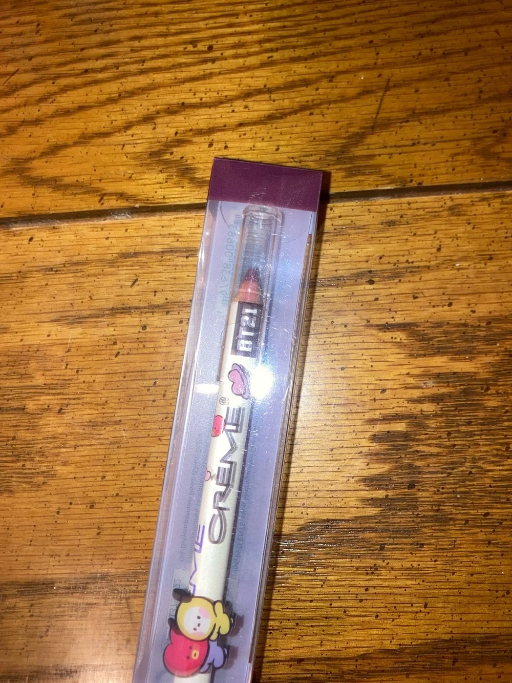 The Crème Shop BT21 Minini Liplock Lip Liner Shea Butter +Jojobo Seed Lil Kiss